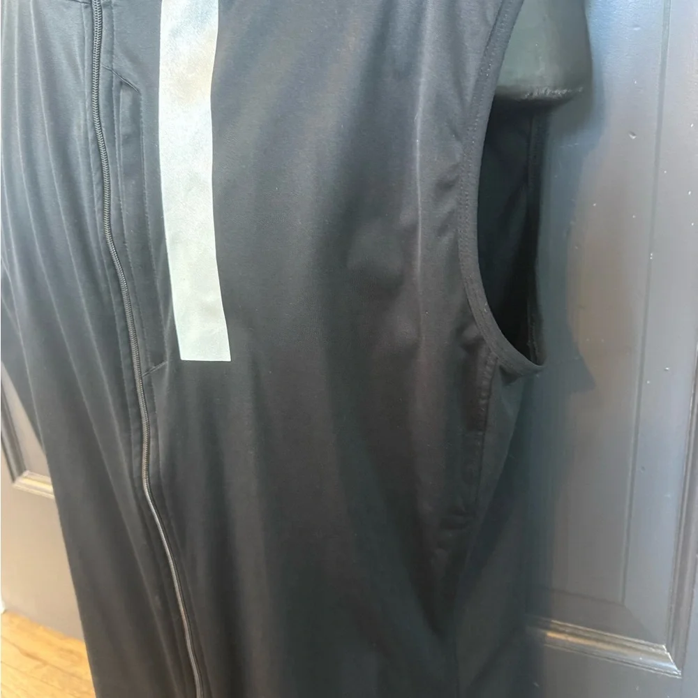 Nike Running Dri-Fit Vest High Vis Black Men’s Shell Grade Fleece Outdoor  L